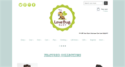 Desktop Screenshot of lovebugbabyboutique.com